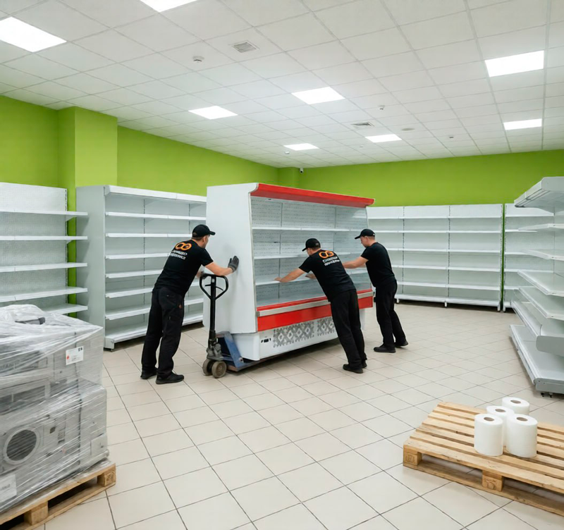 Переезд магазина в Рошале
